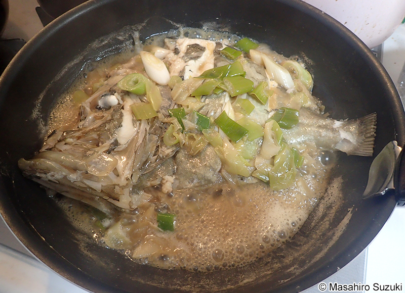 マトウダイのバター醤油煮